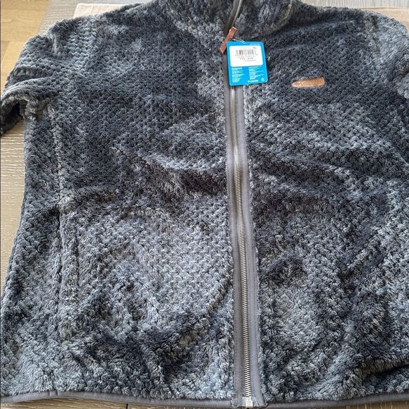 Columbia Gray Warm Sherpa Fleece Jacket Performance Outdoors Women’s Sz XXL NWT - Picture 16 of 16